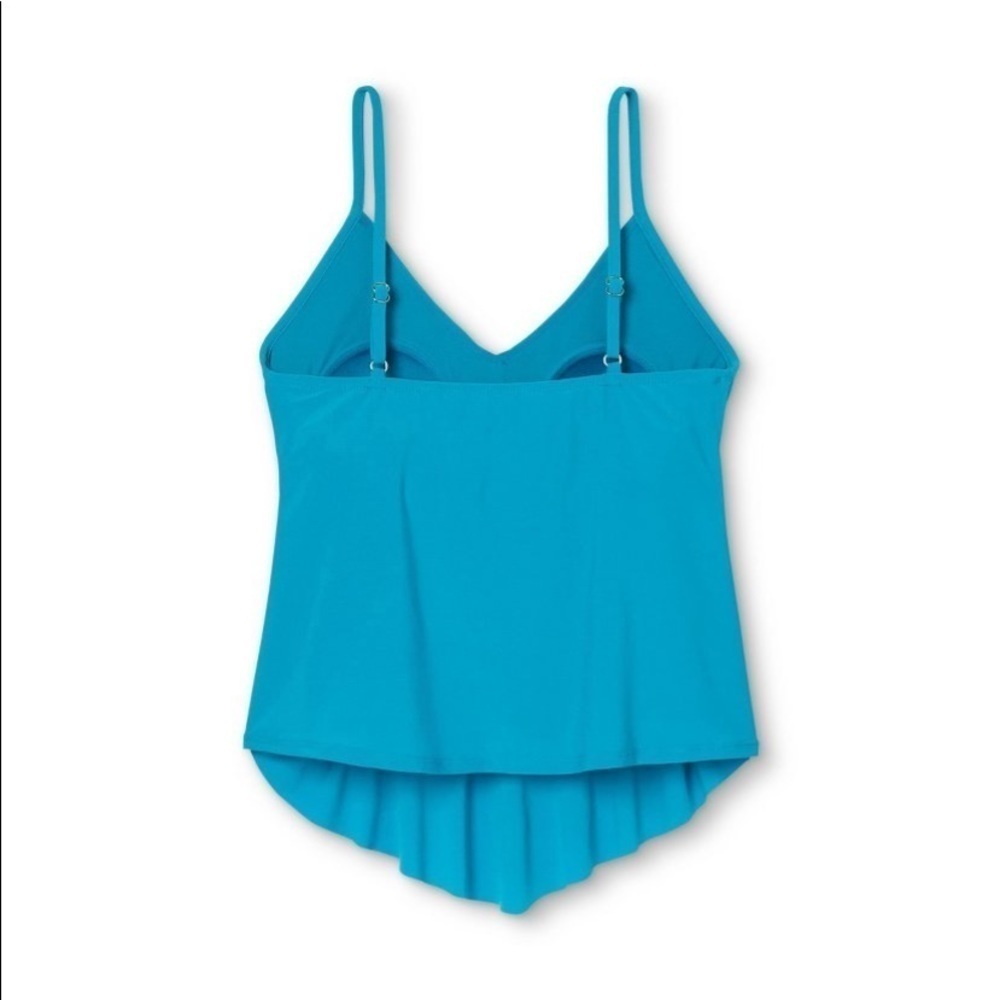 Aqua green tankini top new - Picture 5 of 6